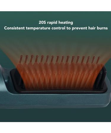 Negative Ions Hair Straightener Brush - Fast Heating Portable & Rechargeable for Home & Travel - Buy Online on GoSupps.com