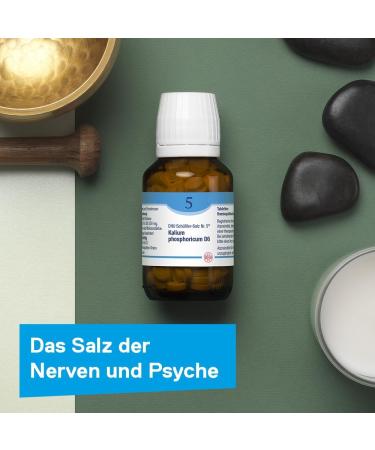Buy DHU Sch ßler-Salt No. 5 Potassium Phosphoricum D12 - 420 Tablets | Mineral Salt for Nerves & Psyche | Eco-Friendly Pharmaceutical Glass - Buy Online on GoSupps.com