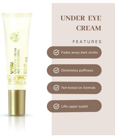 MAWANS UNDER EYE CREAM Enriched with Kumkumadi Tailam & Natural Age Revitalizing - 15ml | Dark circles | Diminishes puffiness - Buy Online on GoSupps.com