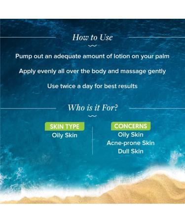 Clear+ Silky Body Lotion for Oily Skin | Green Tea & Salicylic Acid | 24-Hour Moisturization | Relieves Body Acne & Itching | 10.14 Fl Oz - Shop Internationally - Buy Online on GoSupps.com