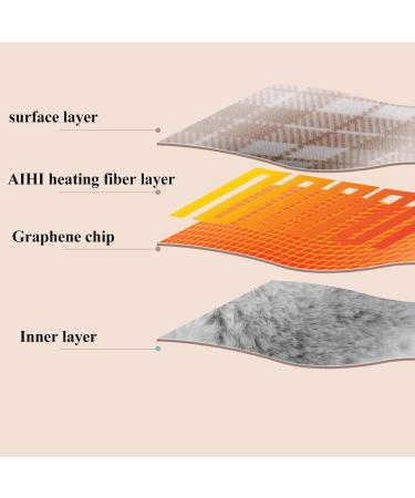 Wireless Heating Pillow Scarf for Women - Portable Cordless Neck Warmer in Blue - Buy Online on GoSupps.com