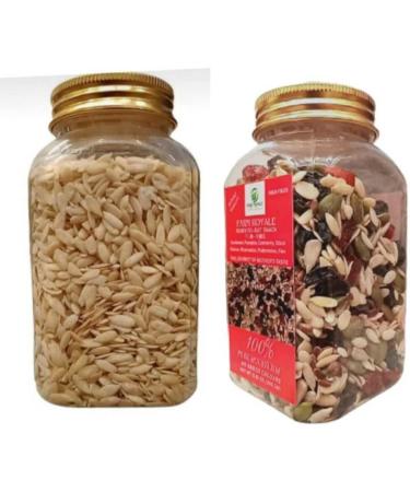 Farm Royale Muskmelon Beej & Ready to eat snack 7-in-1 mix Combo(200gm 250gm)100% Pure and Natural||Export Quality||Hand picked materrial - Buy Online on GoSupps.com