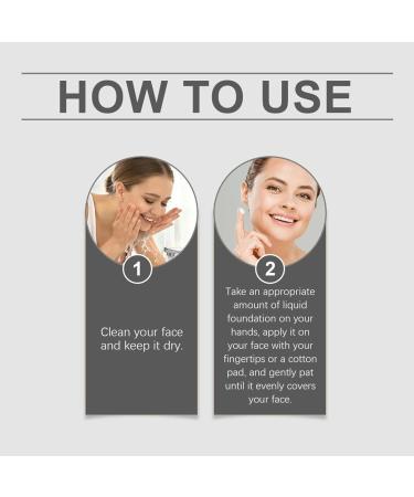 Color Changing Foundation - Liquid Face Makeup Full Coverage Moisturizing Foundation with Flawless Finish | Long Lasting Foundation for Women Moisturizing Formula - Buy Online on GoSupps.com