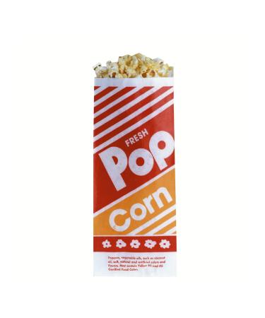 1 Oz Popcorn Bags - Pack of 125 Count for Concession Stands & Movie Nights - Buy Online on GoSupps.com