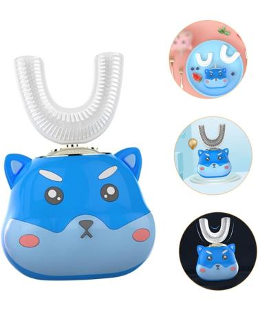 FOMIYES 8 Sets Children's Electric Toothbrush | Cartoon U-Shape Automatic Oral Cleaner | Best Kids Electric Toothbrush for Effective Dental Care - Buy Online on GoSupps.com