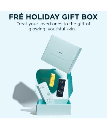 FRE Holiday Skin Care Gift Box Set - Gentle Cleanser Restorative Night Cream & Vitamin C Serum for Fine Lines & Wrinkles - Perfect International Gift - Buy Online on GoSupps.com