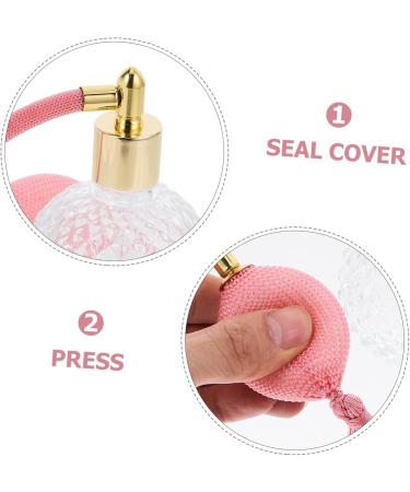 PRETYZOOM 1pc Air Bag Perfume Bottle Makeup Containers Refillable Perfume Sprayer Air Mister for Crystal Perfume Spray Flower Claw Clips Glass Travel Clown Hat Pink Old Fashioned - Buy Online on GoSupps.com
