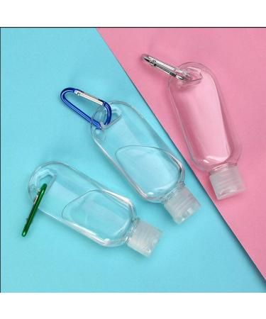 Ulife Mall 8-Piece 50ml Portable Travel Bottles Set - Empty Flip-Cap Bottles for Easy Travel | International Shipping - Buy Online on GoSupps.com
