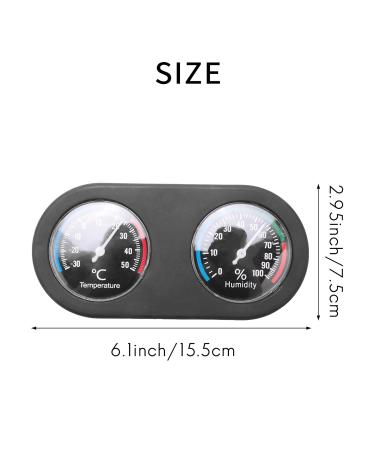 Kqcibz Reptile Tank Thermometer Hygrometer Temperature Humidity Monitor for Vivarium Terrarium - Buy Online on GoSupps.com