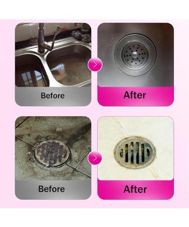 Wechoide Household Tube Grime Remover Liquid Hair Clog Remover & Cleaner for Kitchen Drain Sinks Tubs 350ml - Buy Online on GoSupps.com