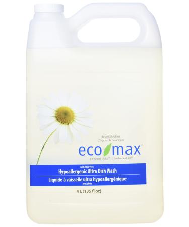 Eco-Max - Hypoallergenic - Ultra Dish Wash - 4L Fragrance-Free 4 l (Pack of 1)