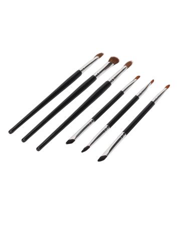 Zetiling 6Pcs Brush Nose Shadow Brush Kit | Skin-Friendly Fiber Bristles for Perfect Makeup | Double End Design | Soft Touch & Lightweight - Buy Online on GoSupps.com
