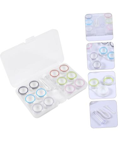 Buy Healvian Lens Container - Glass Pearls Storage Case for Contact Lenses | Travel-Friendly Lens Holder | Durable & Stylish Glasses Care Box - Buy Online on GoSupps.com