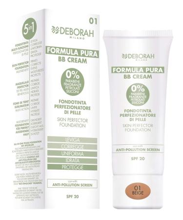 Deborah Milano Pura BB Cream 1 Beige 30 ml