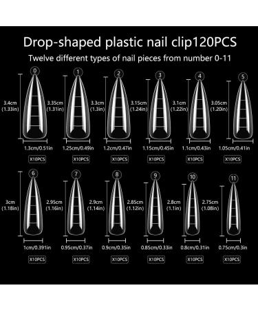 120Pcs Stiletto Shape Nail Dual Forms for Polygel with Nail Forms Stickers, Brush, and File - Pack of 1 - Buy Online on GoSupps.com