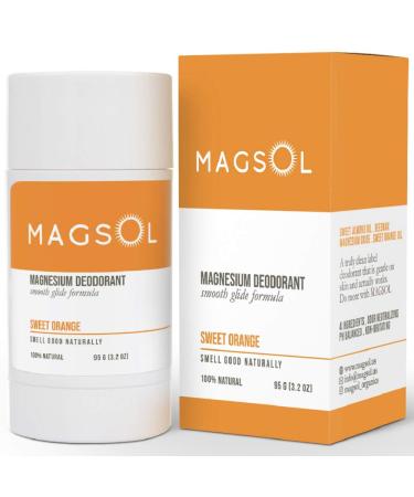Magsol Magnesium Deodorant Sweet Orange  2.8 oz (80 g)