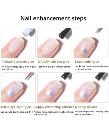 7.3ml DIY Phototherapy Flower Effect Transparent Soak Off Nail Lacquer Watercolor Ink Blooming Gel Nail Polish - (Color: 4) - Buy Online on GoSupps.com