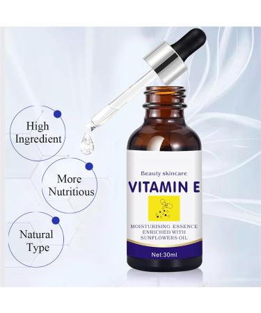 17 vitamin E serum with hyaluronic acid for face 30 ml brightening and hydrating facial serum for fine lines antiaging cream suitable for all skin types antiaging - Buy Online on GoSupps.com