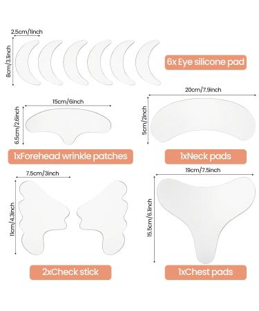 Forehead Wrinkle Patches - Anti-Wrinkle Silicone Pads Set for Fine Lines | 12 Sheets for Women & Girls - Buy Online on GoSupps.com