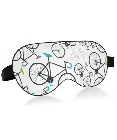 Haskirky Light Blocking Eye Mask Breathable and Adjustable Adult Men and Women Travel on Business Trips Yoga Meditation Light Smooth Comfortable Eye Mask Office Deep Sleep Goodies Cartoon Pattern