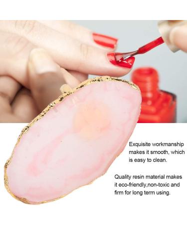 For Resin Mini Nail Art Gel Polish Color Mixing Plate Tips Display Holder Manicure Tools Pink - Buy Online on GoSupps.com