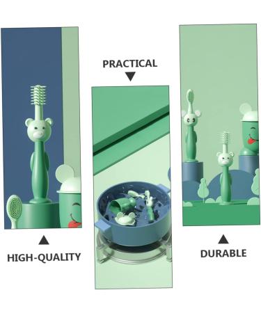 Minkissy Toothbrush Set for Children | Soft Bristle Toothbrushes & Toothpaste Cup - Perfect for Infants & Toddlers - Buy Online on GoSupps.com