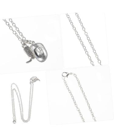 Yardenfun Cowboy Themed Pendant Necklace Hanging Ornament Funny Necklace for Alloy Jewelry Pendant Necklace Creative Necklace Unique Pendant for Necklace Party Favors - Buy Online on GoSupps.com