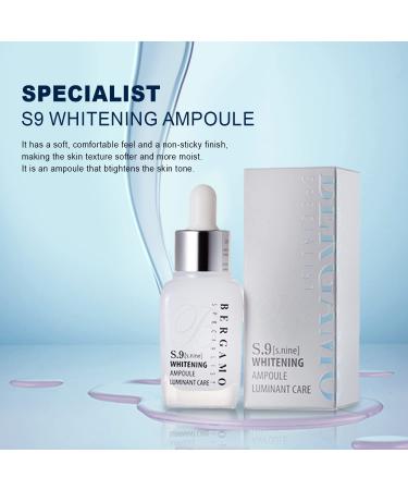 Bergamo Specialist S9 Ampoule 30ml - Hydrating Moisturizing Serum | Korean Skin Care 1.01oz - Buy Online on GoSupps.com