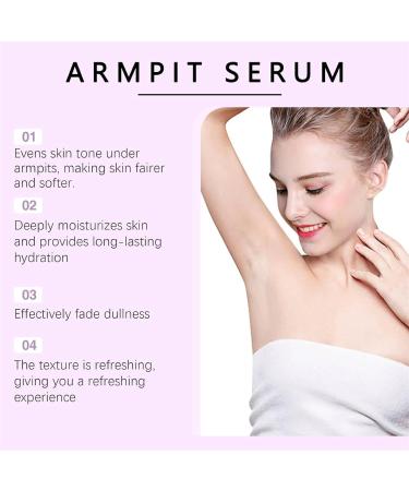 2024 New Whitening Underarm Armpit Serum Armpit Serum Roll On Armpit Serum Whitening Underarm Deodorant Armpit Serum For Armpit Elbows Knees Private Areas 10ML (2pcs) - Buy Online on GoSupps.com