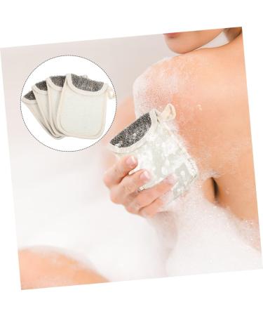 VINTORKY 5pcs Black Linen Soap Bag Facial Exfoliating Meshes Exfoliating Soap Bag Exfoliator Mitt Flax - Buy Online on GoSupps.com