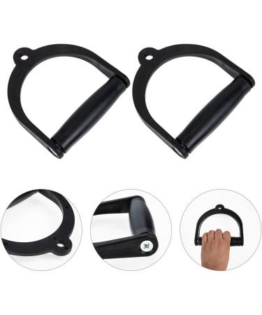 POPETPOP 4 Pcs Sports Handle Convenient Workout Handle Exercise Resistance Bands Cable Attachment Silicon Cable Machine Exercise Supply Metal Cable Instrument Replaceable Plastic Fitness Blackx3pcs 18x16cmx3pcs - Buy Online on GoSupps.com