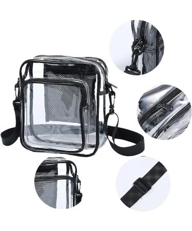 Stadium Approved Clear Crossbody Bag for Women - Adjustable Strap, Colorful Design - Buy Online on GoSupps.com