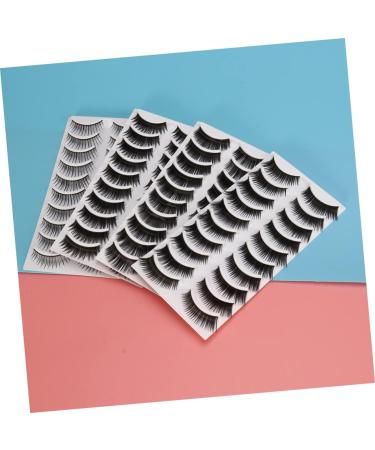 HAPINARY Beauty Fake Eyelashes 80 Pairs Fake Lashes Fake Eyelashes Eyeliner Pencil False Eyelashes Natural Eyelashes Cross Section Cosplay Lashes - Buy Online on GoSupps.com