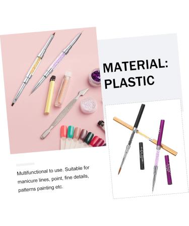 FRCOLOR 9 Pieces Nail Art Pen Manicure Painting Accessories Nail Art DIY Tool Nail Accessories Nail Brush Manicure Tool DIY Nail Polish Pen Painted Drawing Pen Drill Pen Painting Pen Plastic - Buy Online on GoSupps.com