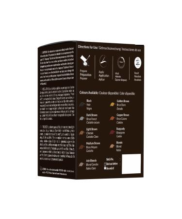 Mina ibrow Henna Hair Color Refill Pack - Dark Brown | Long-Lasting Natural Spot Coloring and Professional Tinting Powder | Water-Proof & Smudge-Proof | Ammonia-Free & Lead-Free | 100% Gray Coverage | Vegan | 120 Applications - Buy Online on GoSupps.com