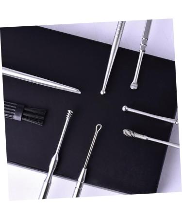 EXQUIMEUBLE 1Set Portable Ear Cleaning Tool Ear Wax Removal Kit with Ergonomic Handle Compact Design Safe for Daily Use for Family and Friends - Buy Online on GoSupps.com