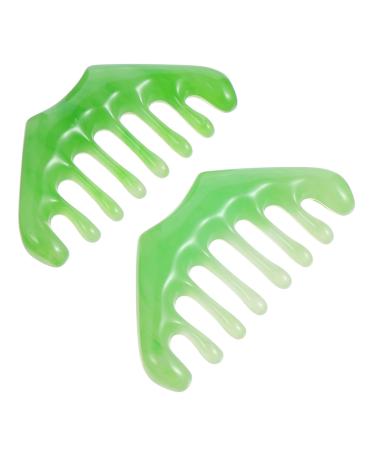 Beavorty 2st Massagekamm with eight teeth gua Sha body scraper scalp ridge tool for scratching the body guasha-comb tool gua shad