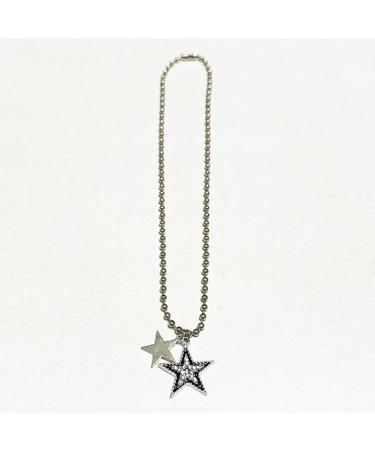 OralGos Star Pendant Necklace - Titanium Steel Choker with Round Beads | Perfect for Weddings & Daily Wear - Party Jewelry - Buy Online on GoSupps.com
