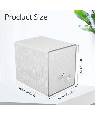 ANGNYA Nail Drill Bit Holder - Dust Proof Storage Box with UV Light | 48 Slots Organizer for Nail Drill Bits - White - Buy Online on GoSupps.com