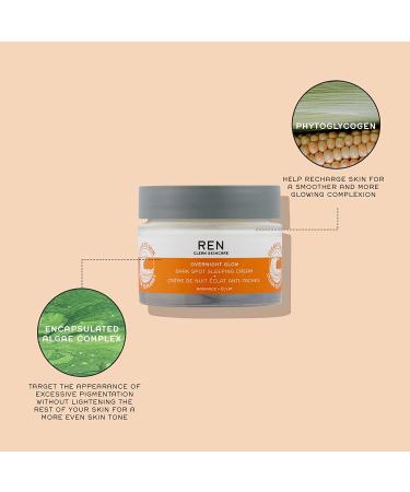REN Dark Spot Overnight Cream - Hyperpigmentation & Acne Scar Remover - 1.7 Fl oz - Buy Online on GoSupps.com