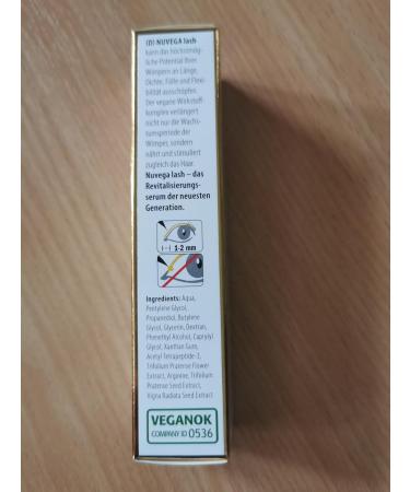 Nuvega Lash Vegan Eyelash & Eyebrow Serum Set - Longer Lashes in 4-6 Weeks | Made in Germany | 1ml & 3ml Growth Serum - Buy Online on GoSupps.com