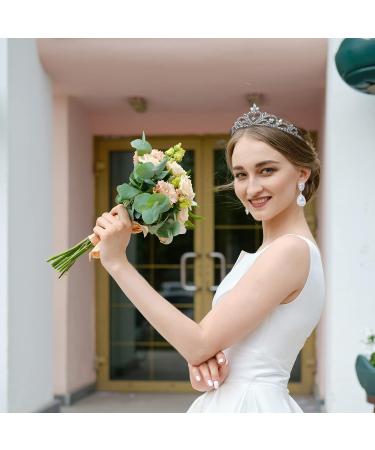 Princess Rhinestone Wedding Tiara - Silver | Lovelyshop - Buy Online on GoSupps.com