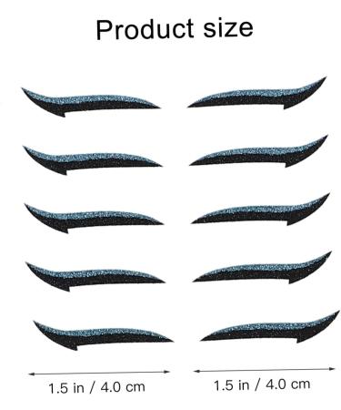 Didiseaon 240 Pairs Eyeliner Eyelid Tape Stickers Eye Makeup Double Eyelid Adhesive Tape Plastic - Buy Online on GoSupps.com