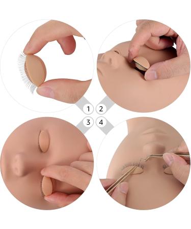 Embagol 2 Pairs Replaced Eyelids for Makeup Training | Removable & Realistic Eyelash Practice | Soft-Touch Rubber - Buy Online on GoSupps.com