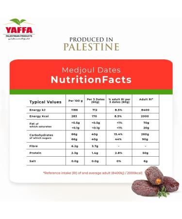  Yaffa Medjoul Palestinian 5 kg Box - Buy Online on GoSupps.com