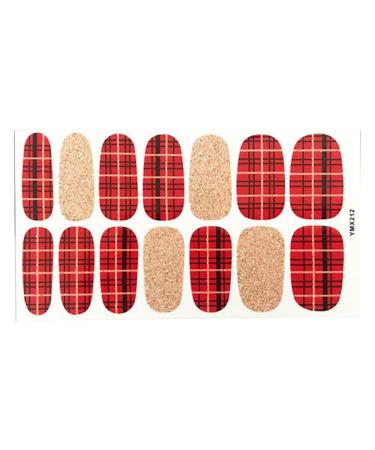 dijiusidy Nail Art Stickers Self-Adhesive Fingernail Decal with Strap Glue DIY Art Decor Full Cover Manicure Kits for Women Girls YMX212