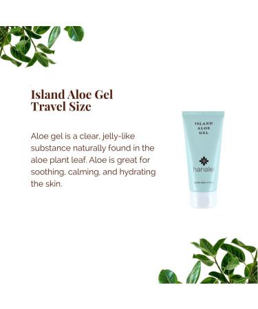 Hanalei Cooling Island Aloe Gel - Cruelty-Free & Paraben-Free Moisturizer for Sunburn Relief - Travel Size 80ml - Buy Online on GoSupps.com