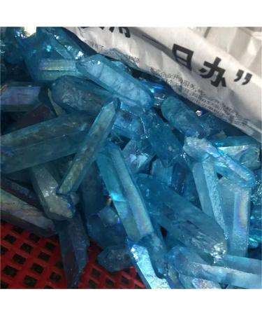 Natural Crystal Rough Natural Blue Aura Clear Quartz Raw Specimen Crystal Stone for Home Decoration - Stones - - (Color: Pink Size: 40-70mm) - Buy Online on GoSupps.com