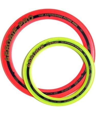 Aerobie Pro Ring (13") & Sprint Ring (10") Set, Random Assorted Colors