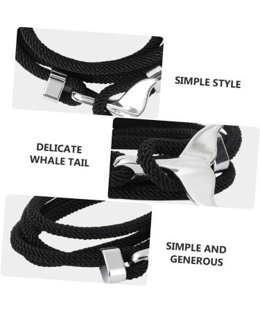 ABOOFAN 3 pcs whale tail bracelet couples jewelry bracelet for couples couple jewelry vintage jewelry matching bracelets for couples Simple Style Bangle Unfading Bracelet Fashion Bracelet 8x8cmx3pcs As Shownx3pcs - Buy Online on GoSupps.com
